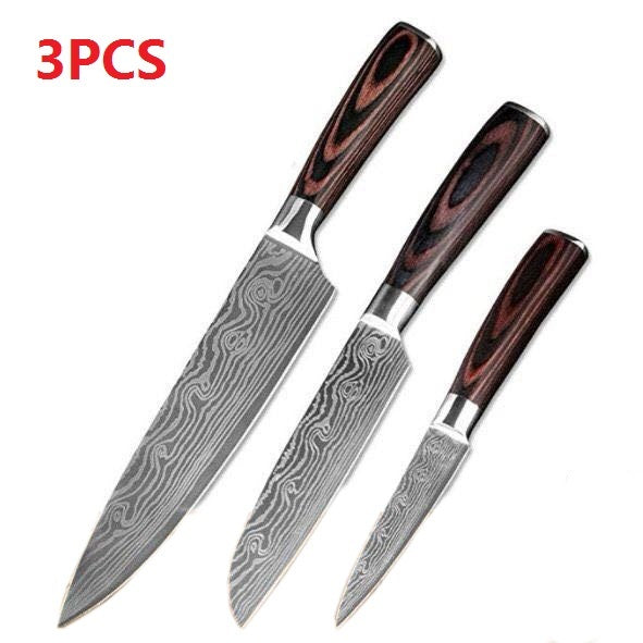 8-piece Set Chef Kitchen Knife Cooking