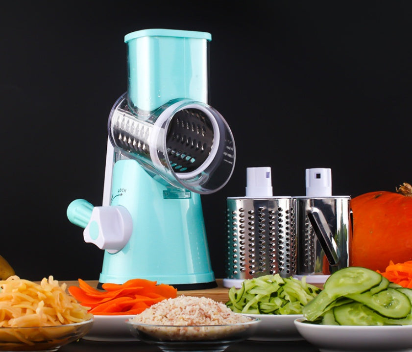 Multifunctional Round Mandoline Vegetable Slicer