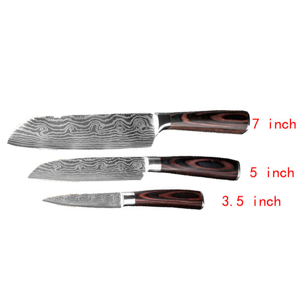 8-piece Set Chef Kitchen Knife Cooking