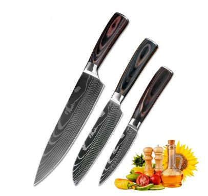 8-piece Set Chef Kitchen Knife Cooking