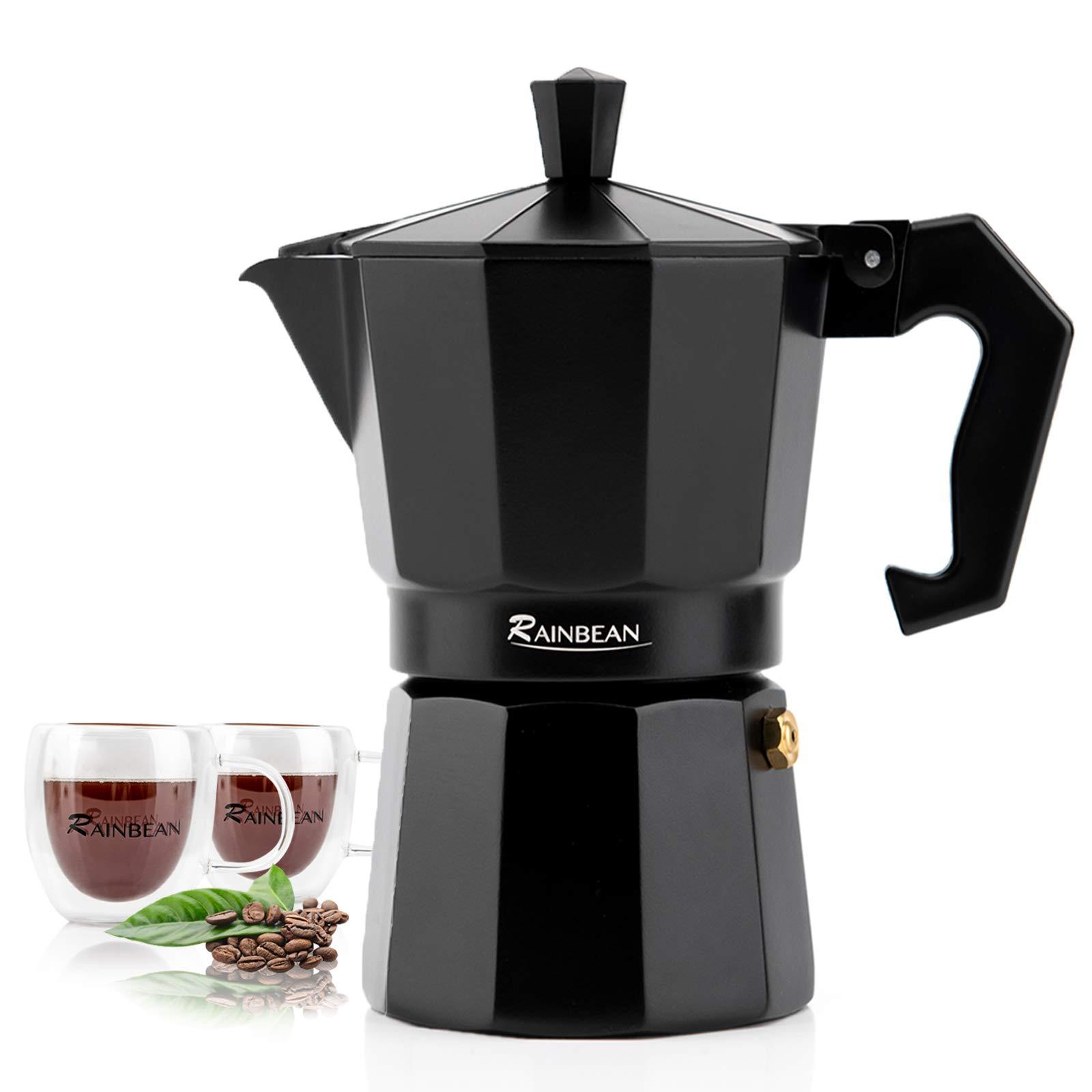 Coffee Maker Italian Espresso for Gas or Electric Aluminum