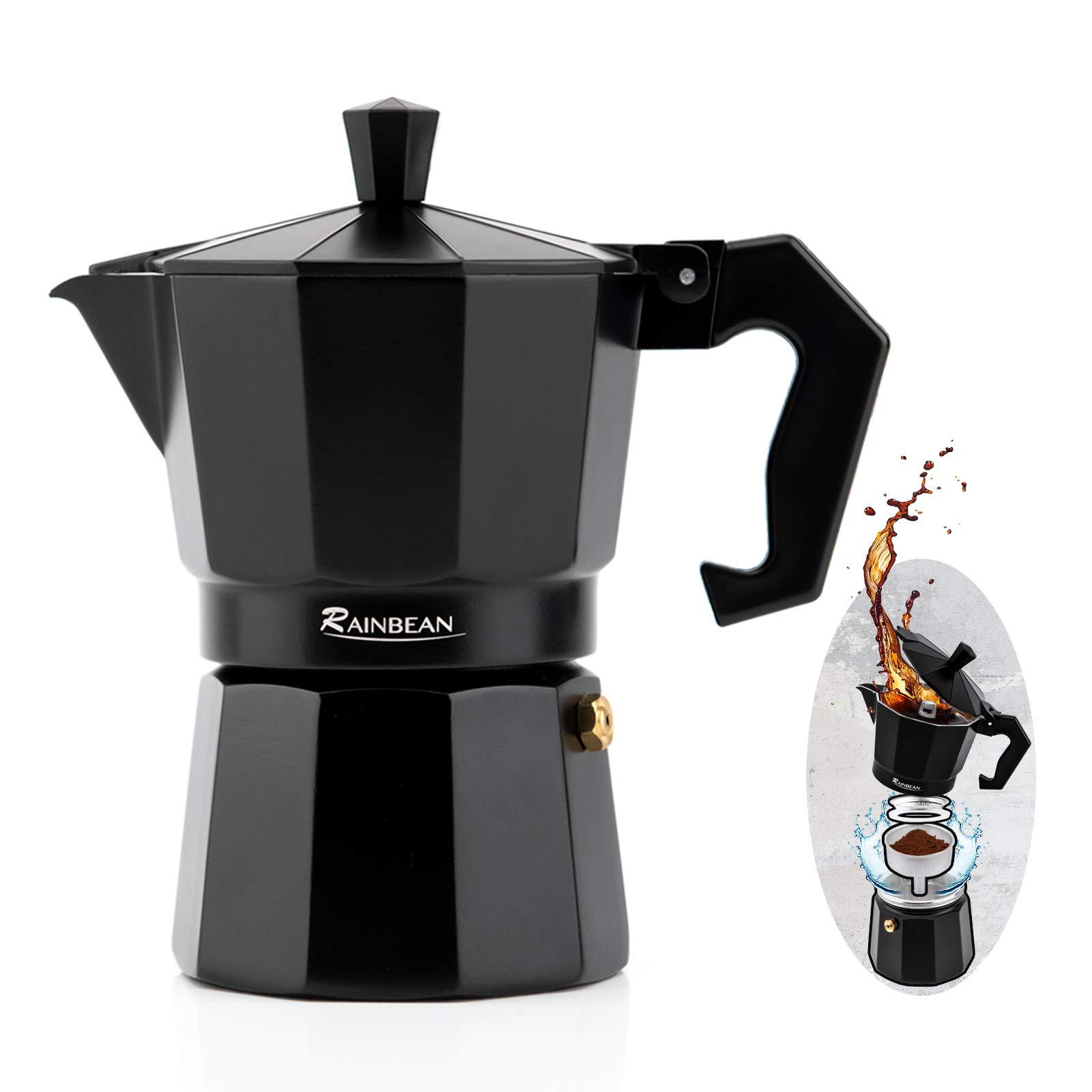 Coffee Maker Italian Espresso for Gas or Electric Aluminum