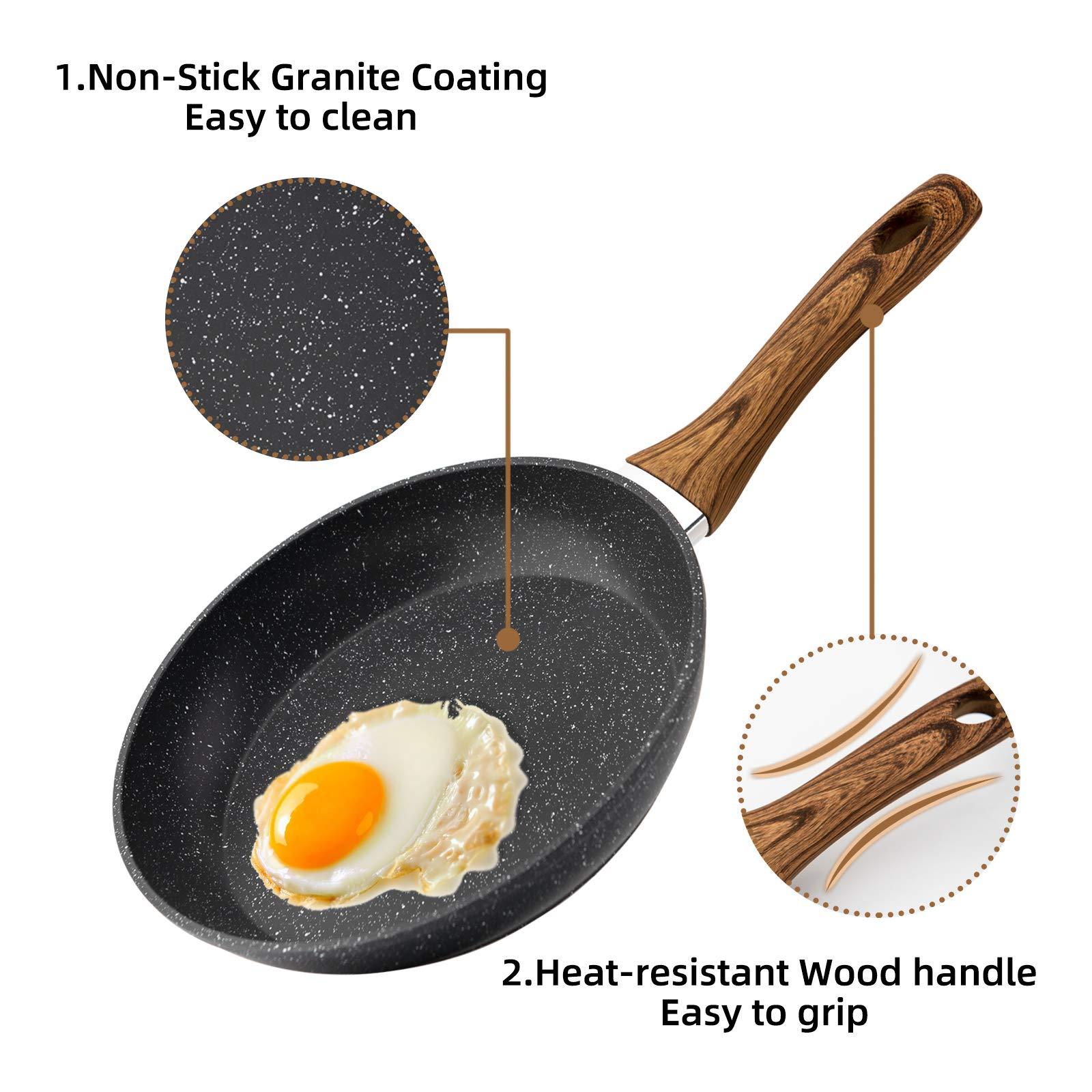 Heat-Resistant Ergonomic Wood Effect Bakelite Handle Design