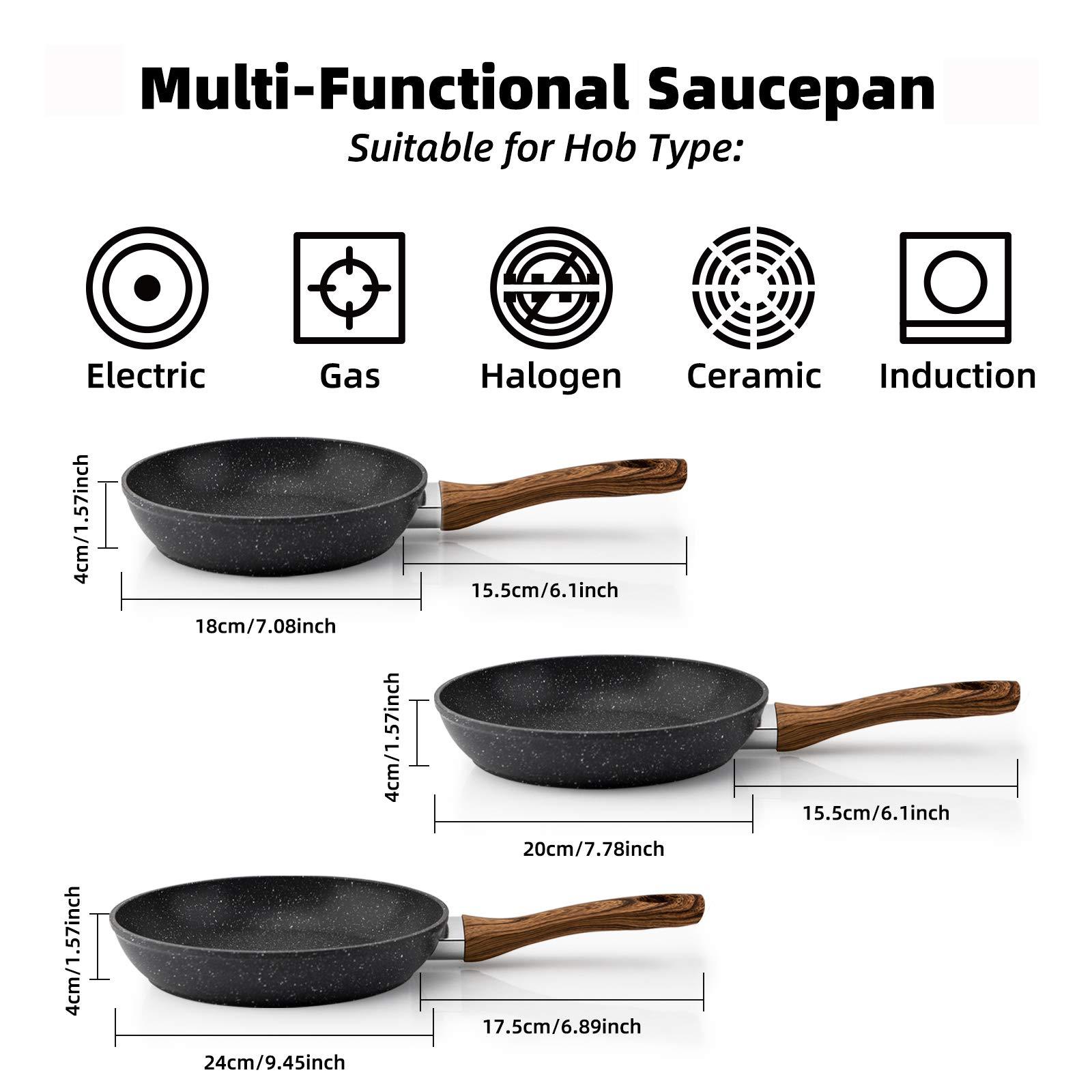 Heat-Resistant Ergonomic Wood Effect Bakelite Handle Design